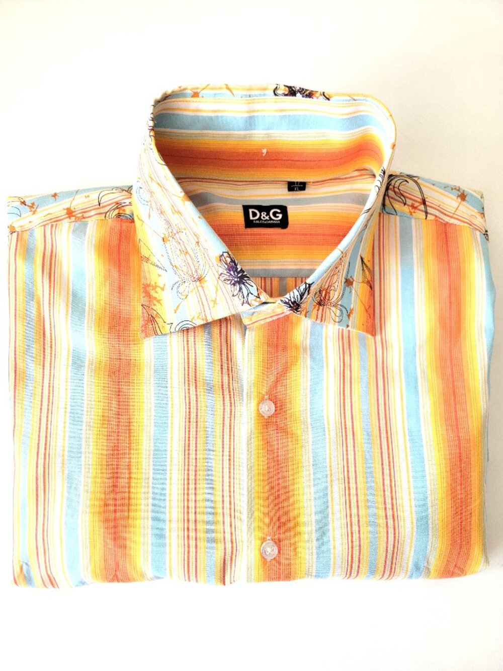 D & G COTTON STRIPE SHIRT